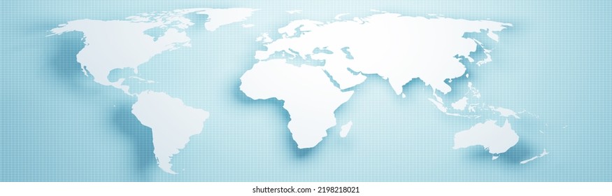 World map texture background. 3d rendering