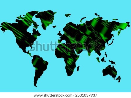 World map vector, isolated on white background. Flat Earth, gray map template for web site pattern, anual report, inphographics. Globe similar worldmap icon.