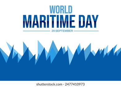 World Maritime Day Celebrating the Vital Role of Shipping in Global Trade and Environmental Conservation illustration - Powered by Shutterstock