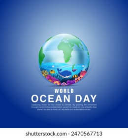 World Ocean Day. Catalyzing Action for Our Ocean and Climate. By growing the movement through transformative collaboration, we aim to create not only a healthy blue planet. - Powered by Shutterstock