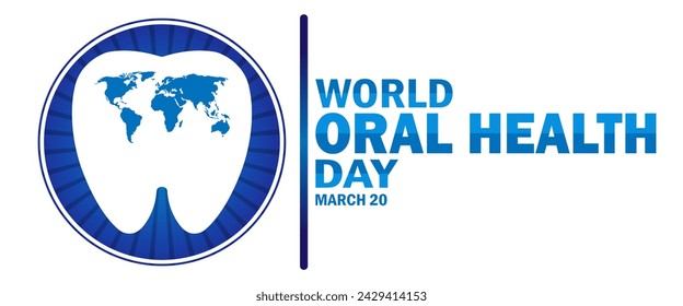 World Oral Health Day. Suitable for greeting card, poster and banner. - Powered by Shutterstock