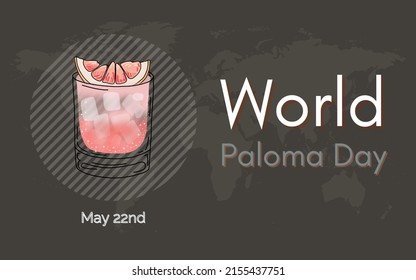 World Paloma Day 22nd of May. Very attractive illustration design used for printings, menu cards, promotions, advertising, background, brochure, banners, and social media. - Powered by Shutterstock