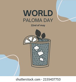 World Paloma Day 22nd of May. Very attractive illustration design used for printings, menu cards, promotions, advertising, background, brochure, banners, and social media. - Powered by Shutterstock