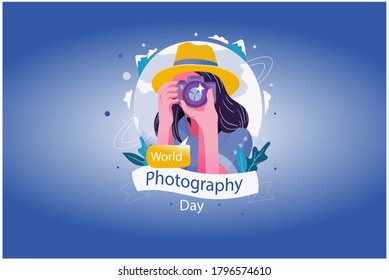 World photography day with vintage camera, illustrations
 - Powered by Shutterstock