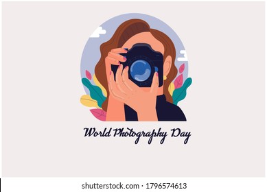 World photography day with vintage camera, illustrations
 - Powered by Shutterstock