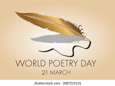 World Poetry Day Poster Design Stock Illustration 2087219131 | Shutterstock