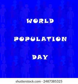 World Population Day, educational banner, informative poster - Powered by Shutterstock