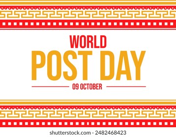 World Post Day Celebrating the Global Postal System and Its Role in Communication and Community Building. web poster - Powered by Shutterstock