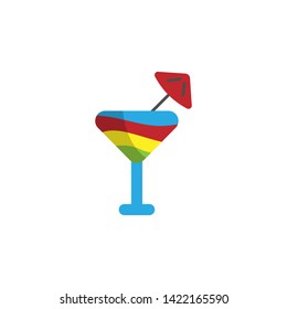 World pride day, cocktailcolor icon. Element of stop homophobia color icon - Powered by Shutterstock