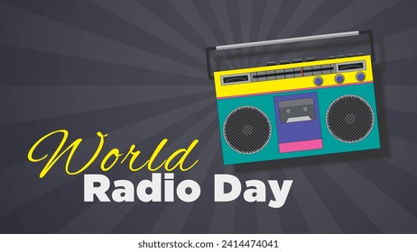 World Radio Day (13th February)  - Powered by Shutterstock