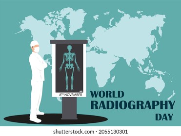 
World Radiography Day Banner Design. 