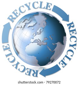 World Recycle Stock Illustration 79270072 | Shutterstock