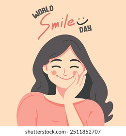 World Smile Day Concept Poster - Spreading kindness, joy, and smiles around the globe! - Powered by Shutterstock