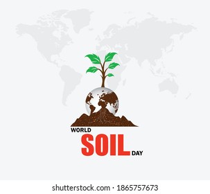 World Soil Day. December 5. Suitable for greeting card. concept for banner or poster design. - Powered by Shutterstock