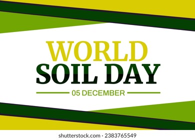 World Soil Day wallpaper with white background. World Soil Day Creative design for banners, posters - Powered by Shutterstock