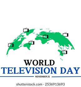 World Television Day on November 21, World Television Day illustration. - Powered by Shutterstock