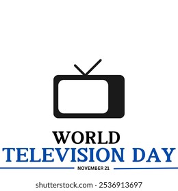 World Television Day on November 21, World Television Day illustration. - Powered by Shutterstock