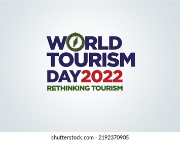 World Tourism Day 2022 Concept Vector Illustration. Travel Concept Background. Rethinking Tourism.