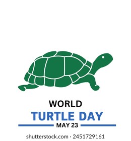 world turtle day banner or poster, vector illustration. - Powered by Shutterstock