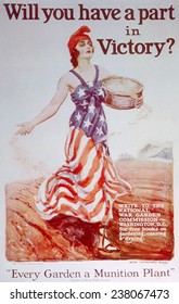 World War I American Homefront Poster By James Montgomery Flagg, 1918