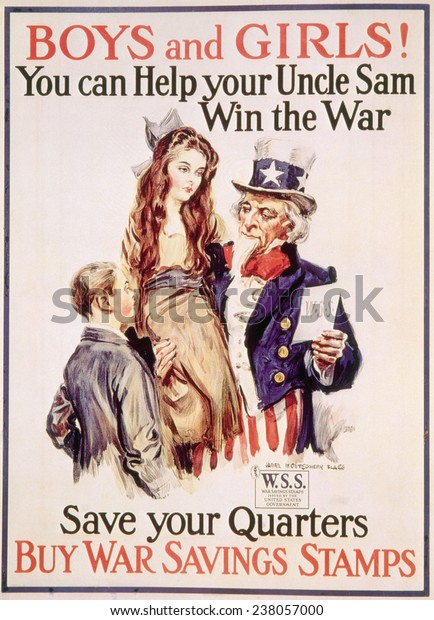 Boy Scouts Of America World War One US Vintage Poster 