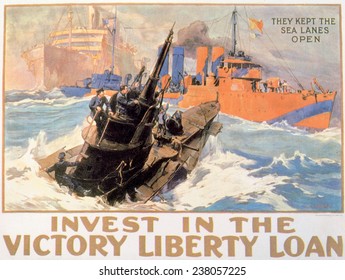 World War I, American War Bonds Poster, Ca. 1917