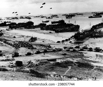 World War II Normandy Beachhead Invasion France, June 6, 1944