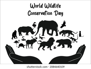 World Wildlife Conservation Day aims to protect endangered species since 2012, December 4 - Powered by Shutterstock