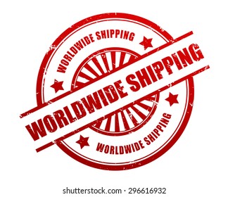 Worldwide Shipping Stamp