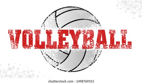 Worn ball and font with white background. - Powered by Shutterstock