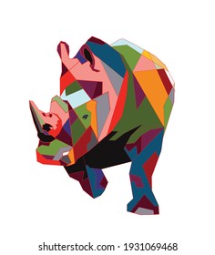 Wpap Image Of Indonesian Sumatran Rhino