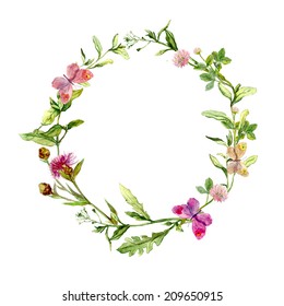 25,495 Watercolour floral wreath Images, Stock Photos & Vectors ...