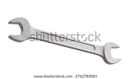 Wrench spanner hand tool isolated on white, 3d illustration