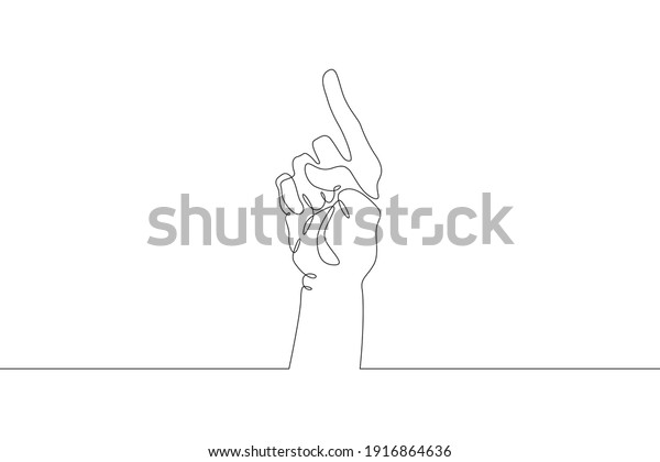 Wrist. Palm\
gesture. Different position of the fingers. Sign and symbol of\
gestures. One continuous drawing line  logo single hand drawn art\
doodle isolated minimal\
illustration.