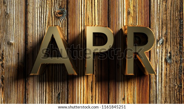 Write Apr That Stays April Written Stock Illustration