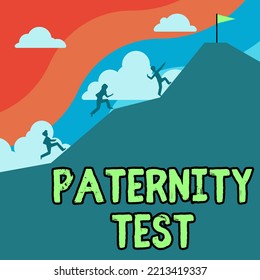 Writing Displaying Text Paternity Test. Internet Concept Government Authority Or Licence Conferring A Right Or Title