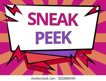 632 Sneak Peek Concept Images, Stock Photos & Vectors | Shutterstock