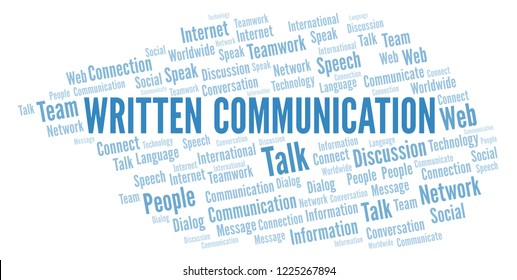 Written Communication Word Cloud.