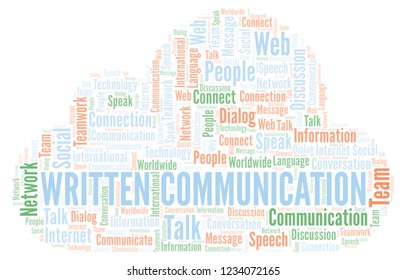 Written Communication Word Cloud.