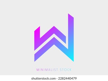 WW, W, W Abstract Icon, W Logo, W Alphabet Monogram, Illustration Initial Template letter for Business, Real Estate Brand Identity, Company, Luxury Design - Powered by Shutterstock