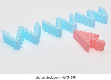 www & cursor, 3d render