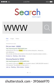 WWW Website Networking Connection Sharing Social Concept