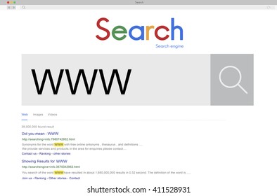 WWW Website Networking Connection Sharing Social Concept