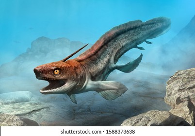 Xenacanthus From The Triassic Era 3D Illustration
