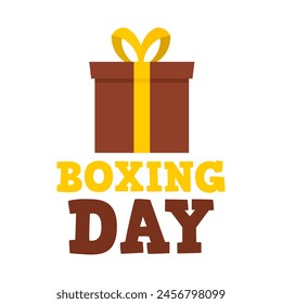 Xmas boxing day logo set. Flat set of xmas boxing day  logo for web design - Powered by Shutterstock