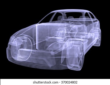 Xray Of Car