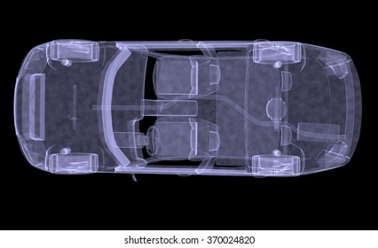 Xray Of Car