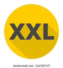 XXL size icon with long shadow