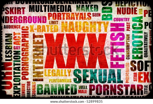 Xxx Sex Industry Concept Grunge Background