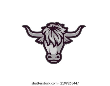 Yak Head Design For Logo And Brand